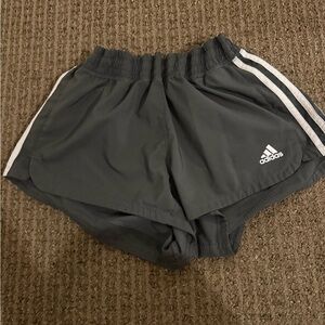 Adidas Women's Athletic Shorts in Dark Gray
